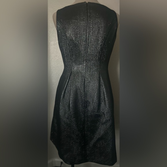Elegant Silver and Black Sleeveless Dress - Picture 5 of 10